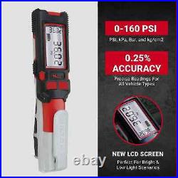 Milton Precision Digital Tire Inflator & Pressure Gauge (0-160 PSI) ± 0.25% Ac Milton Precision Digital Tire Inflator & Pressure Gauge (0-160 PSI) ± 0.25% Ac