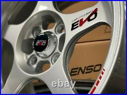 NEW 15x8J EVO Regamaster design Silver wheel (set of 4) 4x100 Honda Toyota Kia
