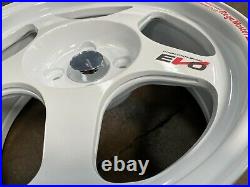 NEW 16 inch EVO Regamaster design WHITE wheel (set of 4) 4x100 Honda Toyota Kia