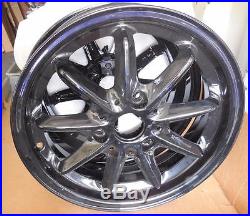NEW OEM SMART CAR ForTwo 15 BLACK FUSION 9 Spoke Front and Rear Wheel Set of 4