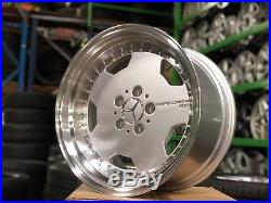 New 17 inch Staggered OZ Aero Classic Design Wheel (Set of 4) Mercedes Silver