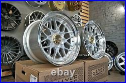 New 18 inch 5X120 HAXER BBS RS II 2 style DEEP DISH wheels for BMW E90 E46 E36