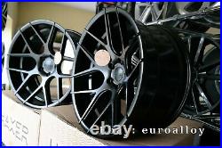 New 20 inch 5x120 HAXER HX 022 rims BMW E60 E63 CONCAVE Wheels Black BBS
