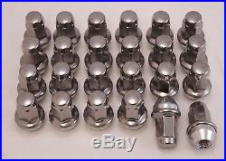 New 24 Ford F150 Expedition 14x2 Factory OEM Stainless Lugs Lug Nuts 4L3Z1012A