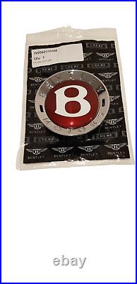 New Bentley Continental GT GTC & Flying Spur Wheel Center Cap Red Genuine