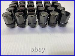 New Genuine GM Wheel Lug Nuts Black 85553528. 20 pieces