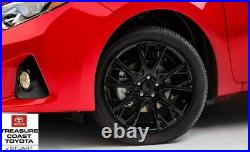 New Oem Toyota Corolla Matrix Celica 17'' Alloy Black Web Wheel 1 Pc & Cnter Cap