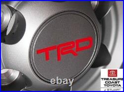 New Oem Toyota Matte Gray Trd Aluminum 17 Inch Wheels 4 Piece Set