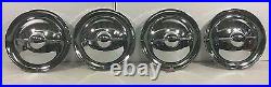 New Set of 4 15 Single Bar Chrome Bullet FLIPPER Hubcaps Hot Rod Rat Rod New Set of 4 15 Single Bar Chrome Bullet FLIPPER Hubcaps Hot Rod Rat Rod