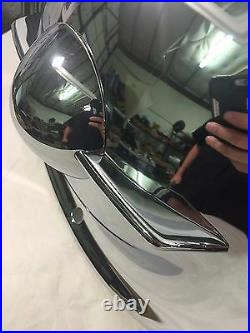 New Set of 4 15 Single Bar Chrome Bullet FLIPPER Hubcaps Hot Rod Rat Rod New Set of 4 15 Single Bar Chrome Bullet FLIPPER Hubcaps Hot Rod Rat Rod
