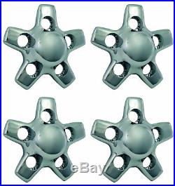 New Set of 4 Replacement Centers Caps for 16 Chrome S10 Blazer Wheels Rims ZQ8
