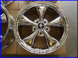 OEM Ford 2005 2009 Mustang Chrome Bullitt Wheels 2006 2007 2008 GT NOS 17x8
