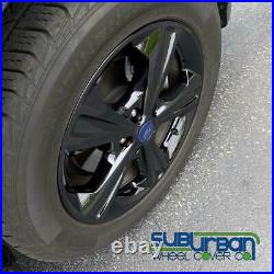 ONLY FITS 2013-2016 Ford Escape SE # IMP371BLK 17 Gloss Black Wheel Skins SET/4