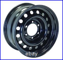 One Wheel (1) RT X45483 Steel Wheel 16x7 6x139.7 ET5 CB106.1 Black