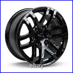 One Wheel Fits 2021-2023 Ford F-150 Lariat Oak Gloss Black 20x9 6x135 ET30 CB87