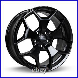 One Wheel Fits 2022 Ford Maverick Ranch Satin Black 17x7.5 5x108 ET35 CB63.4