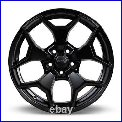 One Wheel Fits 2022 Ford Maverick Ranch Satin Black 17x7.5 5x108 ET35 CB63.4