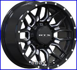 One Wheel RTX (Offroad) 163739 Claw Gloss Black Milled with Rivets 20x9