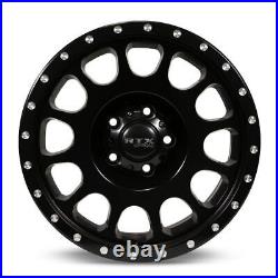 One Wheel Rim RTX (Offroad) 082940 Baja Satin Black with Milled Rivets 1