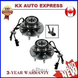 Pair of 2 New Front Wheel Hub & Bearing Assembly Set for Left & Right Side