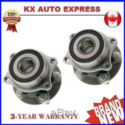 Pair of 2 New Rear Wheel Hub & Bearing Assembly Set for Left & Right Side