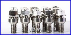 Porsche Cayman Titanium Lug Bolt Aerospace Grade 5 6AL4V Titanium 20 pieces Porsche Cayman Titanium Lug Bolt Aerospace Grade 5 6AL4V Titanium 20 pieces
