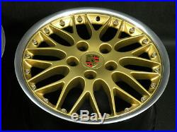 Porsche Genuine 18 BBS Classic Sport II OEM Factory Wheels 911 996 986 993 Turbo