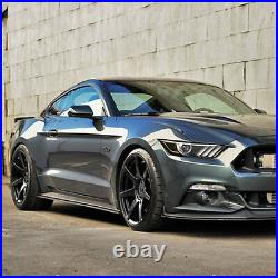 Project 6GR SEVEN 20x10 Gloss Black Concave Wheels for S550 Mustang GT PP ECO