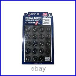RAYS BLACK LUG DURA NUTS STRAIGHT L42 42MM WHEEL WHEELS LOCK M12x1.25 12x1.25 RAYS BLACK LUG DURA NUTS STRAIGHT L42 42MM WHEEL WHEELS LOCK M12x1.25 12x1.25
