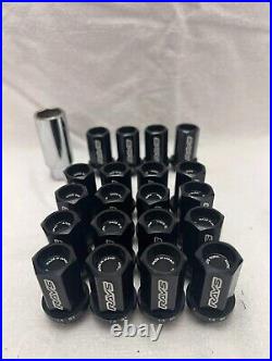 RAYS BLACK LUG DURA NUTS STRAIGHT L42 42MM WHEEL WHEELS LOCK M12x1.5 12x1.5 RAYS BLACK LUG DURA NUTS STRAIGHT L42 42MM WHEEL WHEELS LOCK M12x1.5 12x1.5