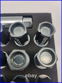 RAYS LUG NUTS STRAIGHT DURA L42 42MM GRAY WHEEL LOCK M12x1.25 12x1.25 TITANIUM RAYS LUG NUTS STRAIGHT DURA L42 42MM GRAY WHEEL LOCK M12x1.25 12x1.25 TITANIUM