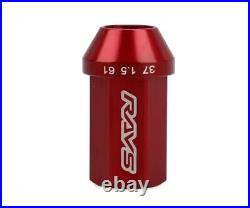 RAYS RED LUG DURA NUTS STRAIGHT L42 42MM WHEEL WHEELS LOCK M12x1.5 12x1.5 RAYS RED LUG DURA NUTS STRAIGHT L42 42MM WHEEL WHEELS LOCK M12x1.5 12x1.5