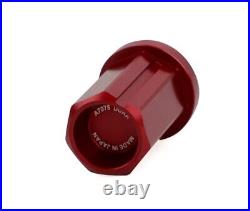 RAYS RED LUG DURA NUTS STRAIGHT L42 42MM WHEEL WHEELS LOCK M12x1.5 12x1.5 RAYS RED LUG DURA NUTS STRAIGHT L42 42MM WHEEL WHEELS LOCK M12x1.5 12x1.5