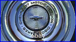 Rally Wheel Center Cap 66 67 Flat Disc Brake 4pc GM Restoration Parts hub caps