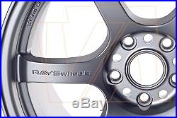 Rays Gram Lights 57DR 17x9 +22 5x114.3 GunBlue PAIR WGIQ22EGB