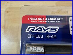 Rays Steel Wheel Lug Nuts& Locks 17Hex M12x1.25 Thread 5 Holes Black 20PC Set Rays Steel Wheel Lug Nuts& Locks 17Hex M12x1.25 Thread 5 Holes Black 20PC Set