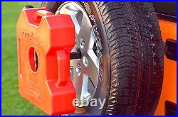Rotopax Jeep Tire Bracket Mount fits Jeep Rubicon CJ Wrangler Rear Spare Tire
