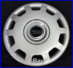 SET (4pcs) Wheel covers fits FIAT 500 2010 2016 POP Abarth 15 Hubcap Rim NEW