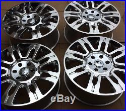 SET FOUR 20 WHEELS RIMS for FORD F150 PICKUP EXPEDITION POLISHED PLATINUM NEW