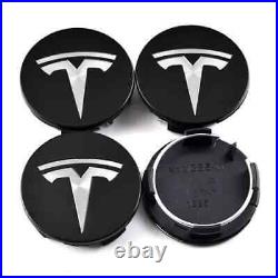 SET OF 4 Tesla BLACK SILVER 56mm Center Hub Caps for Model 3, X, S 6005879-00-A SET OF 4 Tesla BLACK SILVER 56mm Center Hub Caps for Model 3, X, S 6005879-00-A