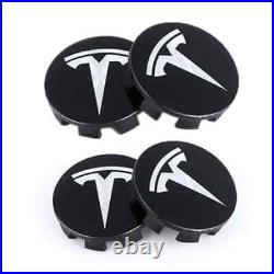 SET OF 4 Tesla BLACK SILVER 56mm Center Hub Caps for Model 3, X, S 6005879-00-A SET OF 4 Tesla BLACK SILVER 56mm Center Hub Caps for Model 3, X, S 6005879-00-A