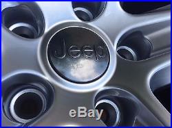SET OF FOUR 20 x10 WHEELS RIMS FOR JEEP GRAND CHEROKEE HYPER SILVER NEW