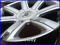 Set Of Four 22 Silver Chrome Wheels Rims For Cadillac Escalade Ext Esv New