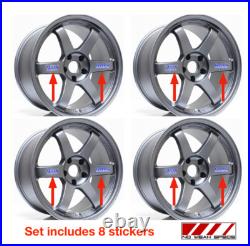 SHIPS FREE Real OG VOLK RAYS TE37 stickers Japan Racing Wheel decals spoke BLUE SHIPS FREE Real OG VOLK RAYS TE37 stickers Japan Racing Wheel decals spoke BLUE