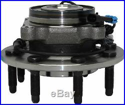 Set (2) New Front Wheel Hub & Bearing Assembly Sierra Silverado Suburban 8 Lug