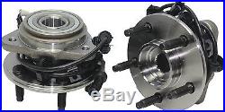 Set (2) New Front Wheel Hub & Bearing Assembly for Mazda 4WD withABS 5 LUG