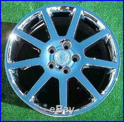 Set 4 OEM Factory GM Cadillac STSV CTSV BLACK V-Series Wheel CENTER CAPS