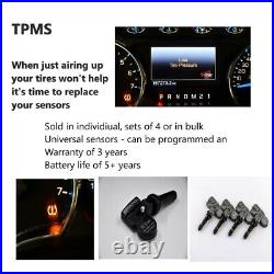 Set 4 TPMS Tire Pressure Sensors 433Mhz Rubber fits 18-19 Honda Accord Set 4 TPMS Tire Pressure Sensors 433Mhz Rubber fits 18-19 Honda Accord