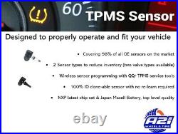 Set 4 TPMS Tire Pressure Sensors 433Mhz Rubber fits 18-19 Honda Accord Set 4 TPMS Tire Pressure Sensors 433Mhz Rubber fits 18-19 Honda Accord