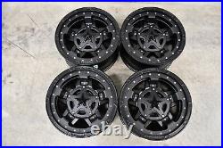 Set 4 XD XD827 Rockstar III 20x9 5x5.5 5x150 Matte Black Wheels 20 -12mm Rims